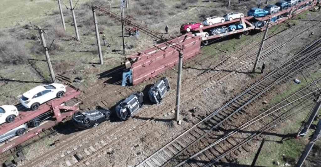 Accident feroviar la Roșiorii de Vede
